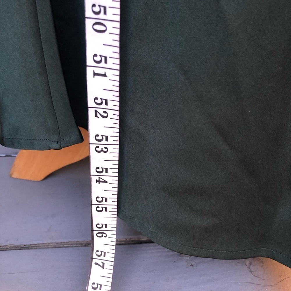 Quince Minimalist Silk Relaxed Fit Forest Green Sleeveless Maxi Dress size L - Picture 12 of 12